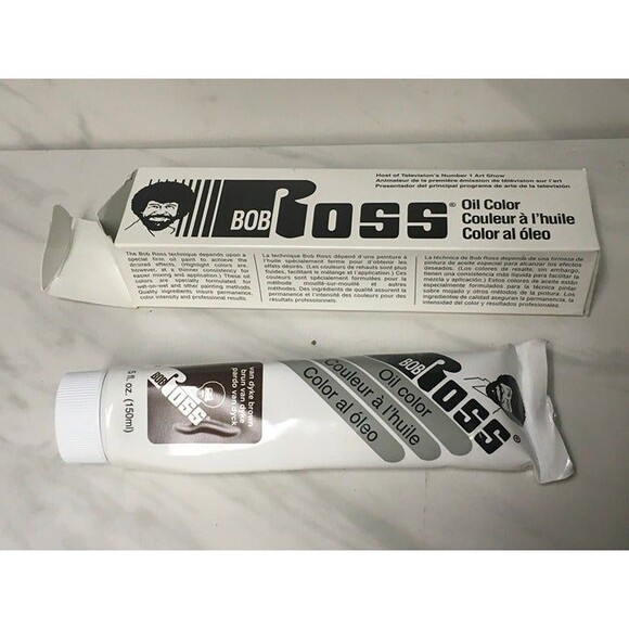 Bob Ross Landscape oil 5oz Van Dyke Brown - Picture 2 of 5